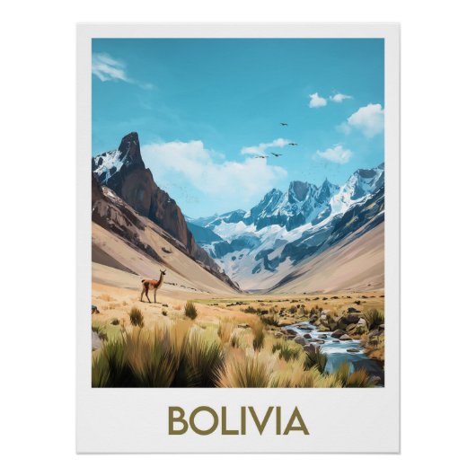 Poster Bolivia (Vorderseite)