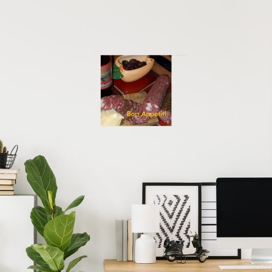 Poster: "Bonus Appetit!" Poster (Heimbüro)