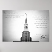 Poster - Boston Massachusetts LDS Tempel 2 (Vorne)
