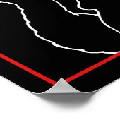 Poster "Bourbon St. Cat" (Ecke)