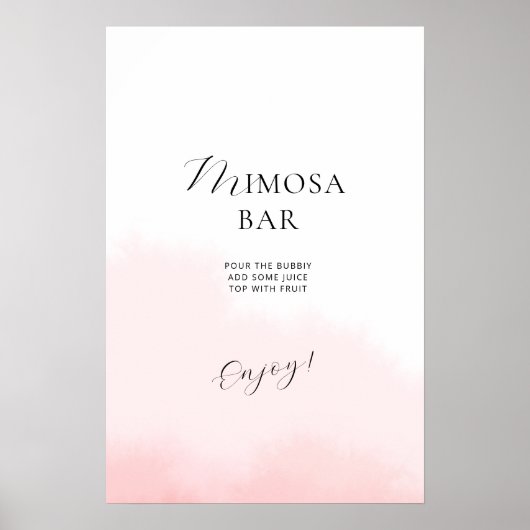 Poster Brautparty in einem eleganten Stil. (Vorne)