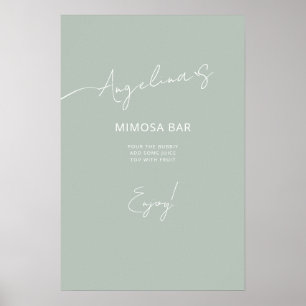 Poster Brautparty in einem eleganten Stil.