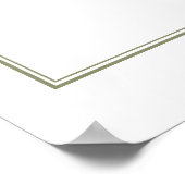 Poster Brautparty in einem eleganten Stil. (Ecke)