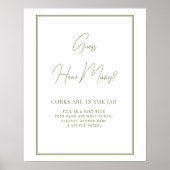 Poster Brautparty in einem eleganten Stil. (Vorne)