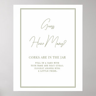 Poster Brautparty in einem eleganten Stil.