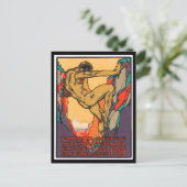 Poster-Briefmarke Eröffnung der PPIE, 1915 Postkarte (Stehend Vorderseite)