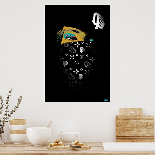 Poster "Bright Eyes" (Küche)