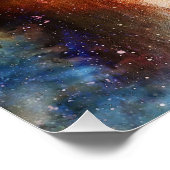 Poster Brilhante Leão de Judá Cósmico (Ecke)