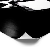 Poster brillant Music Rock and Roll (Ecke)