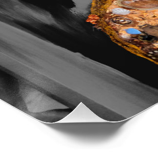 Póster brillante de la Atamba de personaje Huaco Poster