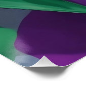 Póster brillante Joker art deco Poster (Ecke)