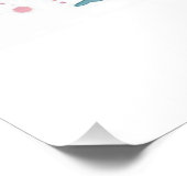 Póster brillante Madrid Poster (Ecke)