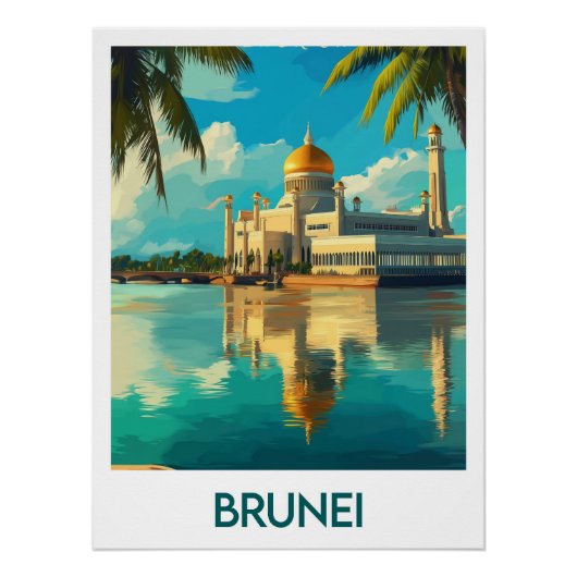 Poster Brunei (Vorderseite)