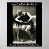 Poster-Buchhandlung, die wv. echte Bücher Poster (Vorne)