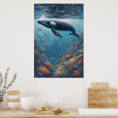 Poster | Buckelwal | Art (Küche)