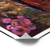 Poster: Buddha Walking zwischen den Blume Poster (Ecke)