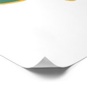 Poster Buffalo Design Native American (Ecke)