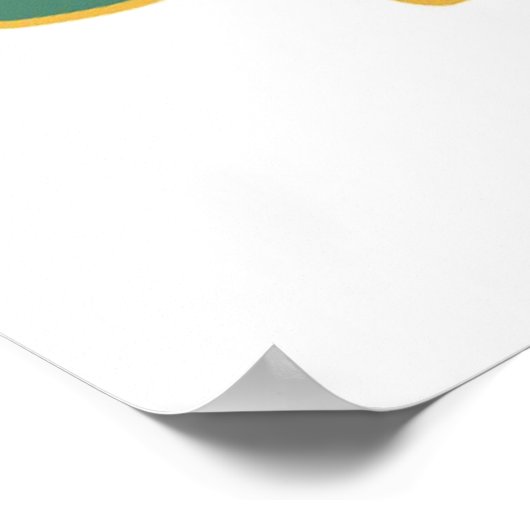 Poster Buffalo Design Native American (Ecke)