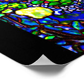 Poster-Buntglas-Tiffany 14 Poster (Ecke)