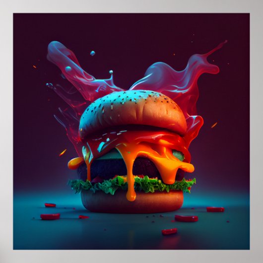 Poster Burger (Vorne)