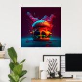 Poster Burger (Heimbüro)