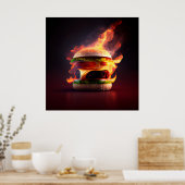 Poster Burger (Küche)
