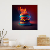Poster Burger (Küche)