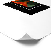 Poster Butterfly/Blume (Ecke)