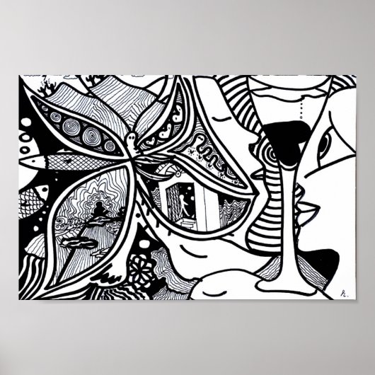 Poster "BUTTERFLY EFFECT" (Vorne)