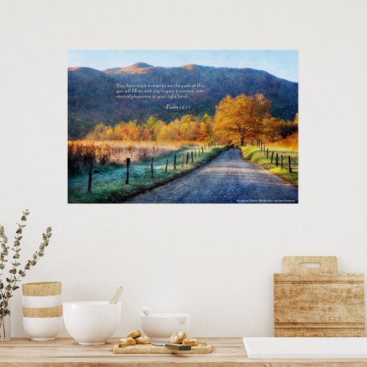 Poster - Cades Cove - Path of Life (Küche)