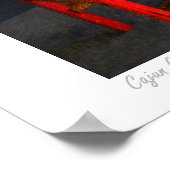 Poster "Cajun Cafe" von French Quarter (Ecke)