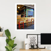 Poster "Cajun Cafe" von French Quarter (Heimbüro)