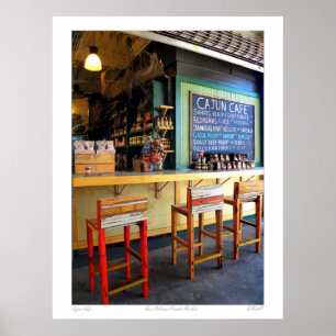 Poster "Cajun Cafe" von French Quarter