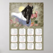Poster, Calendar, 2021 , Horse, Friesian Poster (Vorne)