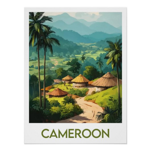 Poster Cameroon (Vorderseite)