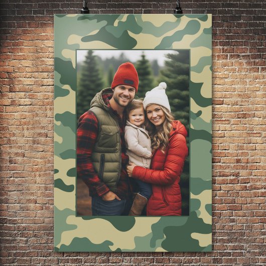 POSTER: camouflage border Poster