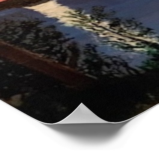 Poster "Canadian Sunset" (Ecke)