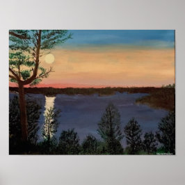 Poster "Canadian Sunset"