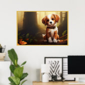 Poster Canine Adventures in the Woods (Heimbüro)