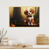 Poster Canine Adventures in the Woods (Küche)