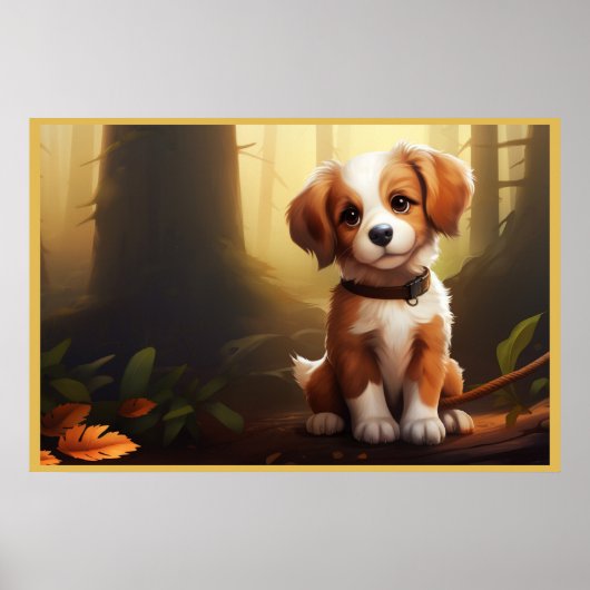 Poster Canine Adventures in the Woods (Vorne)