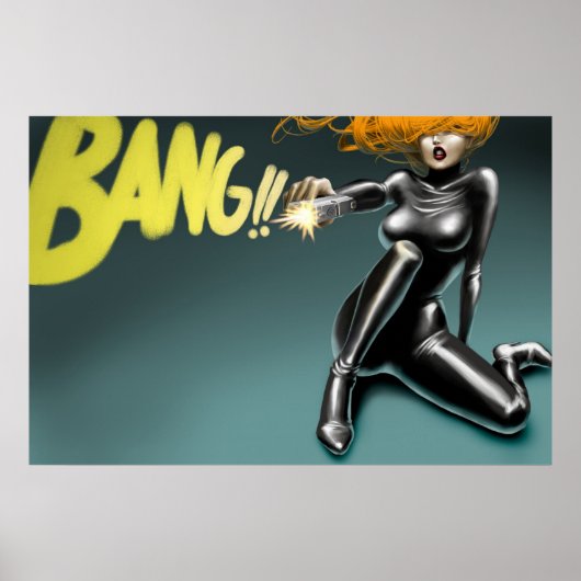 POSTER/CANVAS DRUCKEN ・ Mein Baby hat mich erschos Poster (Vorne)