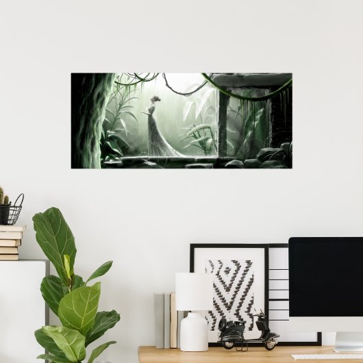 POSTER/CANVAS DRUCKEN ・ Zurück zum Leben Poster (Heimbüro)