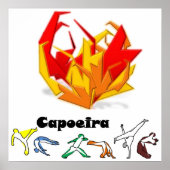 Poster capoeira fox (Vorne)