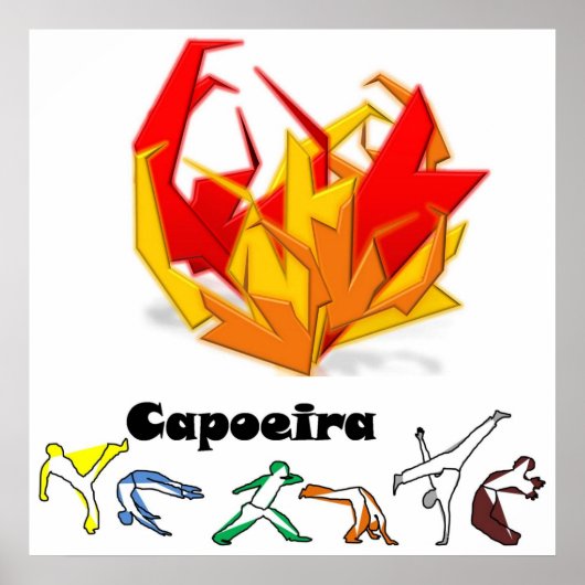 Poster capoeira fox (Vorne)