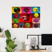 Poster Capoeira-Spiel (Heimbüro)