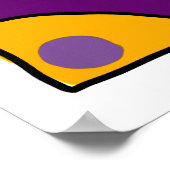 Poster carré moyen modèle "Bubble Gum Art" (Ecke)