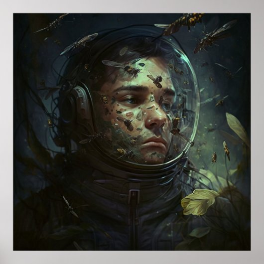 Poster casque spatial (Vorne)