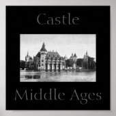 Poster Castle Middle Ages (Vorne)