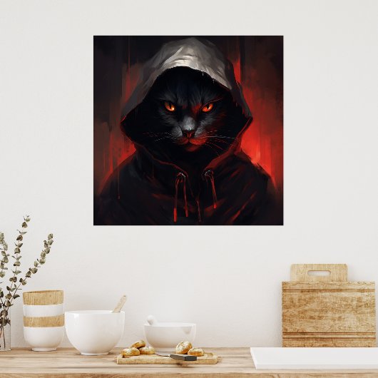 Poster Cat Panic Chronicles (Küche)